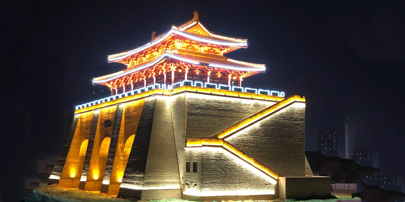 咸陽(yáng)乾陵下乾縣北門(mén)城樓古建筑亮化工程項(xiàng)目順利驗(yàn)收